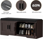 Homleke 2-Tier Storage Bench, Shoe Bench - Image 8