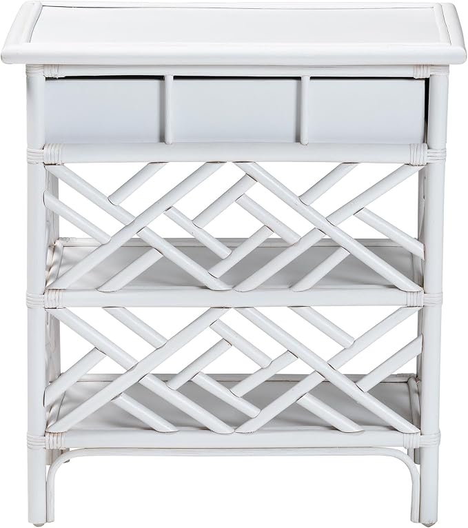 bali & pari Tiaret Natural Rattan Nightstand - Image 7