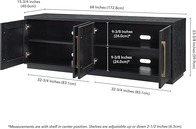 Henn&Hart Tillman Rectangular TV Stand - Image 3