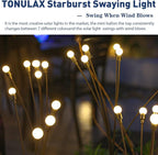 TONULAX Solar Garden Lights 8 Pack - Image 6