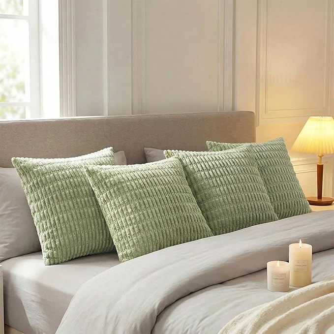 Fancy Homi 4 Packs Decorative Throw Pillow Covers - Image 5