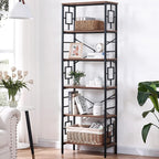 HOMISSUE Bookcase, 6-Tier Tall Bookshelf Metal Bookcase and Bookshelves by Homissue