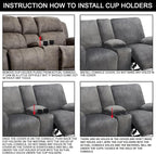 ULTICOR Reclining Love Seat - Image 7