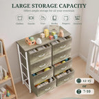 8-Drawer Dresser for Bedroom, Anti-Tip Tall Storage Organizer Chest of Drawers - Image 5