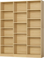 FACBOTALL Triple Wide Bookshelf, 6 Tier Large Bookshelf, Bookcase - Image 8