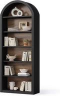 LITTLE TREE 6-Tier Bookcase, Large Freestanding Wooden Open Bookcase Bookshelf by LITTLETREE