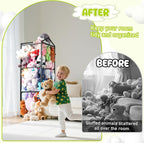 NomNest Stuffed Animal Storage Zoo, Large Metal Plushies Organizer, Heavy Duty - Image 5