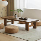 Solid Wood Japanese Tatami Coffee Table by Unknown
