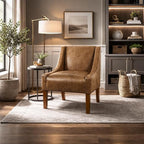 HomePop Modern Swoop Arm Accent Chair - Image 2