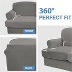 CUCRAF T Cushion Sofa Cover 3 Piece Loveseat Slipcovers, Soft Thick Velvet - Image 8