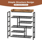 EnHomee Shoe Rack for Entryway, 6 Tier Shoe Organizer - Image 5