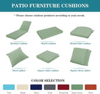 Chaise Lounge Cushion for Outdoor Furniture, Waterproof Fade and Tear Resistant - Image 8
