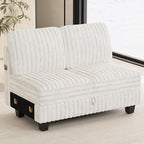 Belffin Corduroy Fabric Loveseat Module by Belffin