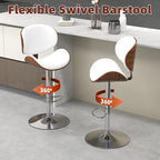 civama Bar Stools Set of 4 for Kitchen Counter, Adjustable Bar Height Chairs - Image 9