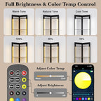 5-Tier Corner Shelf with RGB LED Light, Remote & APP Control, Adjustable - Image 4