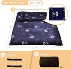 MAXYOYO Navy Space Adventure Japanese Floor Futon Mattress, Thicken Tatami Mat - Image 2