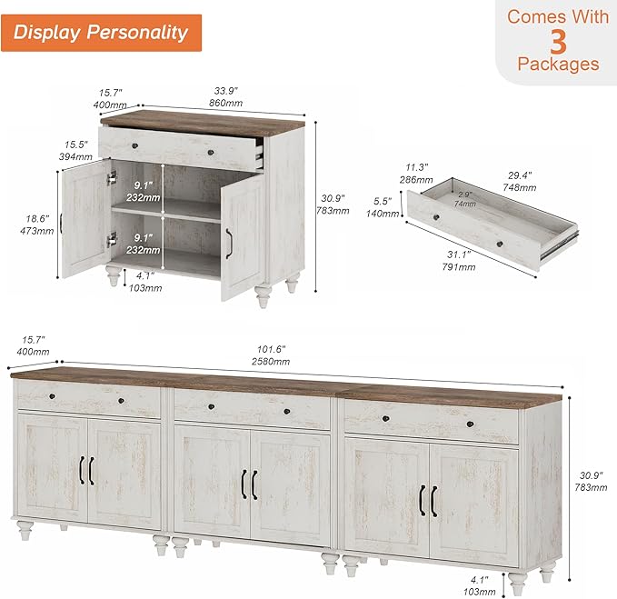 WAMPAT TV Stand for 100 inch TV - Image 2