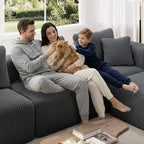 Novilla 106" Modular Sectional Sofa, Modern Cloud Sectional Couch - Image 11