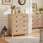 Joaxswe Farmhouse 4 Drawer Dresser - Image 9