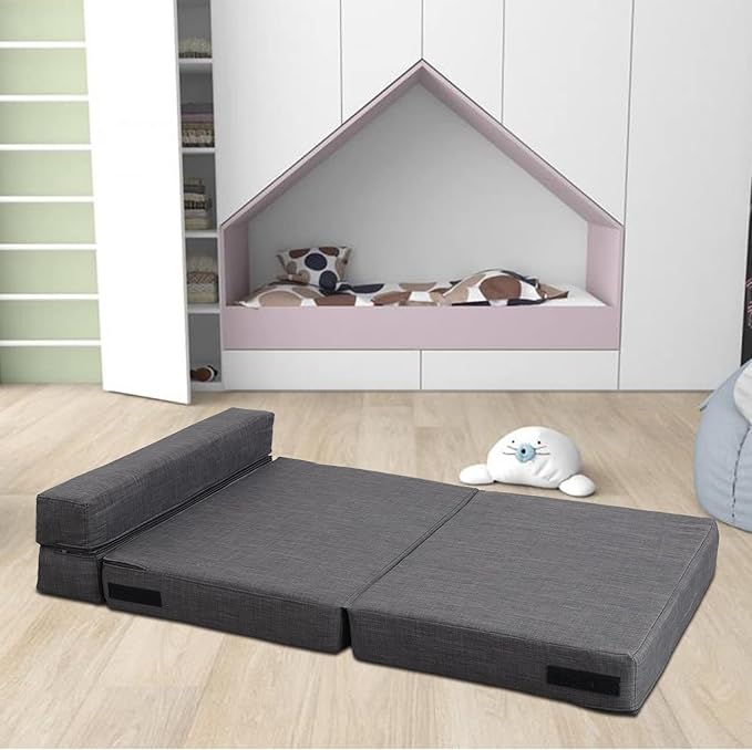 ANONER 60" Fold Sofa Bed Couch Memory Foam - Image 6