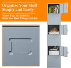 Metal Locker with 6 Doors, Lockable Locker Cabinet - Image 7