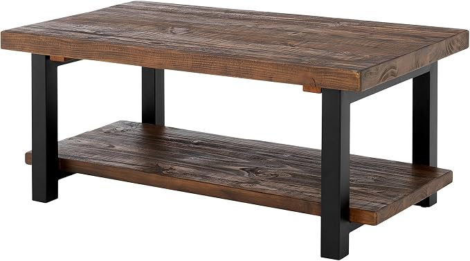 Alaterre Furniture Pomona Rustic Coffee Table - Image 10