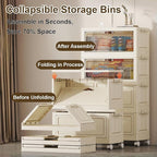 5-Tier Foldable Storage Cabinet - Image 4