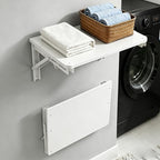Folding Shelf Wall Mounted for Small Space, Home Office Floating Fold Down Desk - Image 6