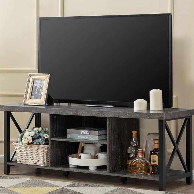 GAZHOME TV Stand for TV up to 65 Inches, TV Cabinet by GAZHOME