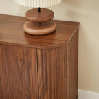 64'' Fluted TV Stand for TVs up to 75'', Modern Long Media Console - Image 7