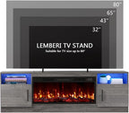 Lemberi Fireplace tv Stand - Image 7