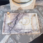 Real Luxurious Vanity Tray Natural Genuine Marble Storage Tray - Image 5