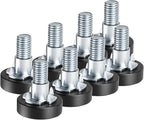 1/4" Thread Leveling Feet, Adjustable Furniture Feet Threaded Screw in by Celuisiva