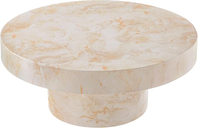 Modway Alora Round Concrete Coffee Table - Image 9