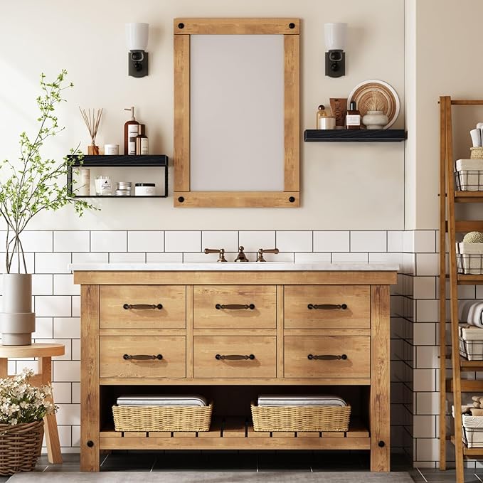 QEEIG Bathroom Shelves Over Toilet - Image 6