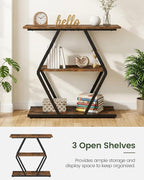 CHOEZON 3-Tier Console Table, Entryway Table, Sofa Table - Image 7