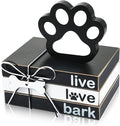 Pinkunn 4 Pcs Dog Paw Tiered Tray Decor Paw Wooden Book Block by Pinkunn