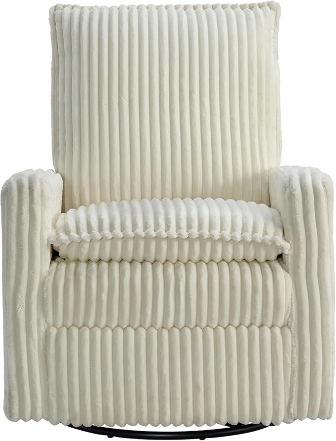 Oxford Baby Uptown Upholstered Glider Recliner Rocking Chair 360° Swivel - Image 3