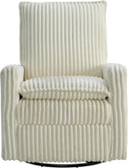Oxford Baby Uptown Upholstered Glider Recliner Rocking Chair 360° Swivel - Image 3