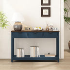 RUSTOWN Fluted Wood Console Table - Image 7