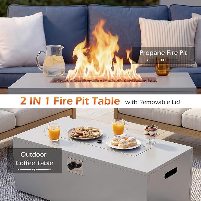 ECOTOUGE 8-Piece Half-Moon Curved Patio Furniture Set - Image 4