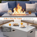 ECOTOUGE 8-Piece Half-Moon Curved Patio Furniture Set - Image 4