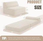 Kasunpul Folding Sofa Bed with Pillow, Memory Foam Fold Out Chair Bed, - Image 2
