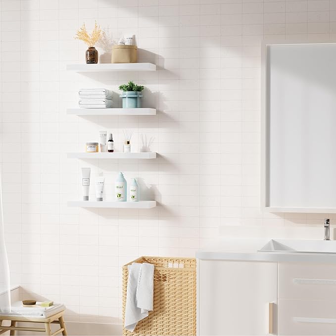 Bellsal Floating Shelves for Wall, Living Room, Bathroom Storage, Book Shelf - Image 4
