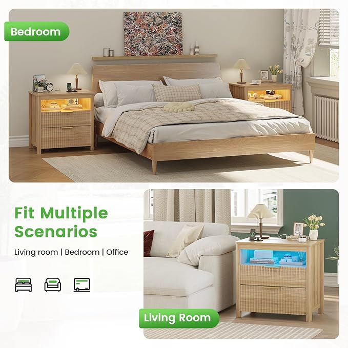 WOOVIVS End Table with Gun Drawer - Image 8