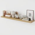 Acovy 48 Inch Floating Shelves, 9.3" Deep Floating Shelf Wall Mounted, Rustic by Acovy