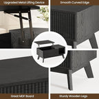 Wood Lift Top Coffee Table - Image 3