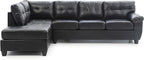 Eco-Friendly Black Sectional Couch - Image 5