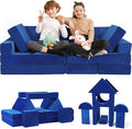 Contour Comfort Kids Couch 14 PC Modular Kids Play Couch Set – Convertible Sofa by Contour+Comfort