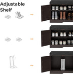Homleke 2-Tier Storage Bench, Shoe Bench - Image 7